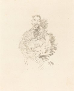 Stephane Mallarme by James Abbott McNeill Whistler