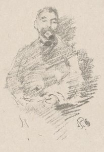Stephane Mallarme by James Abbott McNeill Whistler