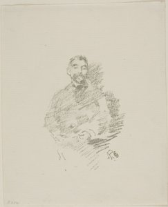 Stephane Mallarme by James Abbott McNeill Whistler