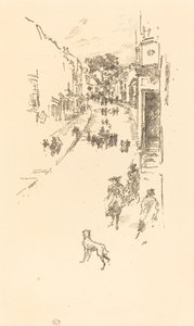 Pazar, Lyme Regis by James Abbott McNeill Whistler