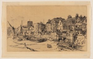 "Adem ile Havva", Eski Chelsea by James Abbott McNeill Whistler