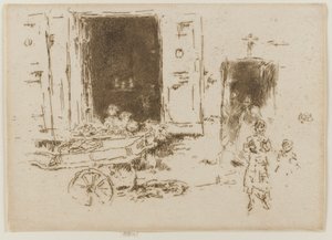 Barrow - Marolles Bölgesi, Brüksel by James Abbott McNeill Whistler