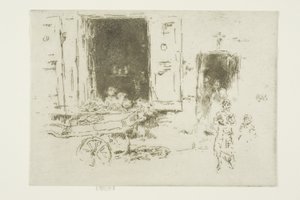 Barrow - Marolles Bölgesi, Brüksel by James Abbott McNeill Whistler