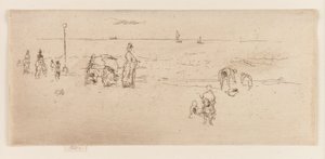 Plaj, Oostende by James Abbott McNeill Whistler