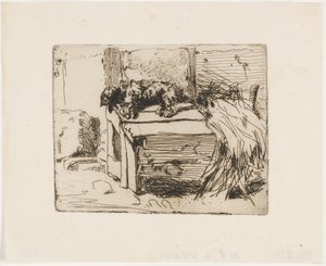 Kulübedeki Köpek by James Abbott McNeill Whistler