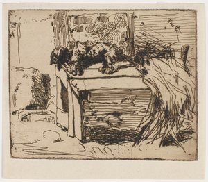 Kulübedeki Köpek by James Abbott McNeill Whistler