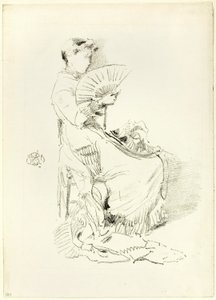 Fan by James Abbott McNeill Whistler