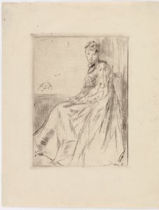 Mektup (Maud, oturmuş) by James Abbott McNeill Whistler