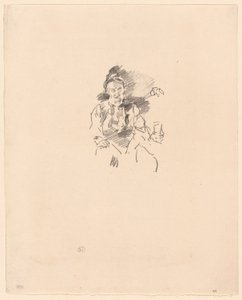 Usta Smith by James Abbott McNeill Whistler