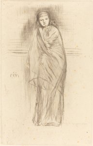 Model Dinleniyor by James Abbott McNeill Whistler