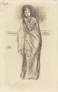 Model Dinleniyor by James Abbott McNeill Whistler