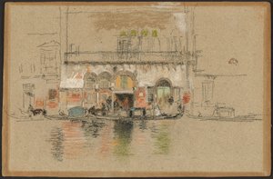 Saray; beyaz ve pembe by James Abbott McNeill Whistler
