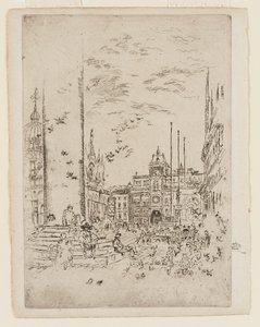 Piazzetta by James Abbott McNeill Whistler