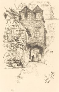 Rahibin Evi, Rouen by James Abbott McNeill Whistler