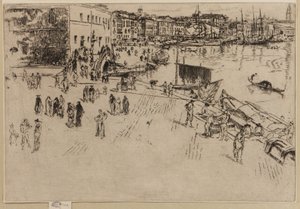 Riva by James Abbott McNeill Whistler