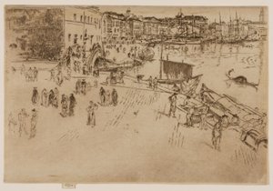 Riva by James Abbott McNeill Whistler