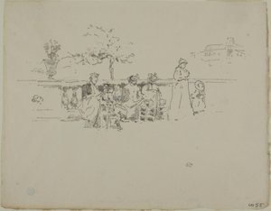 Teras, Lüksemburg by James Abbott McNeill Whistler