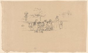 Teras, Lüksemburg by James Abbott McNeill Whistler