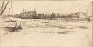 Sorunlu Thames by James Abbott McNeill Whistler