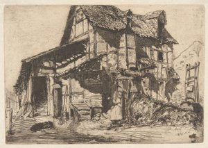 Fransız Setinden Güvensiz Kiracı (Douze Eaux-Fortes d by James Abbott McNeill Whistler