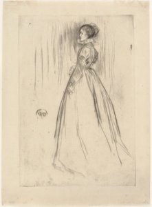 Kadife Elbise (Mrs. Leyland) by James Abbott McNeill Whistler
