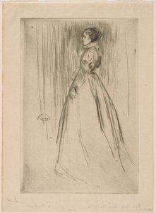 Kadife Elbise (Mrs. Leyland) by James Abbott McNeill Whistler