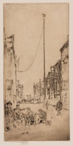 Venedik direği by James Abbott McNeill Whistler