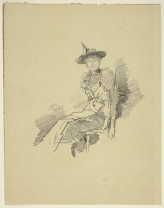kanatlı şapka by James Abbott McNeill Whistler