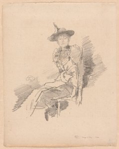 kanatlı şapka by James Abbott McNeill Whistler
