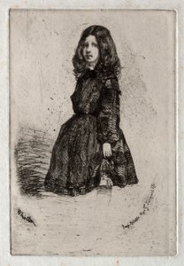 Doğadan On İki Gravür:  Annie by James McNeill Whistler
