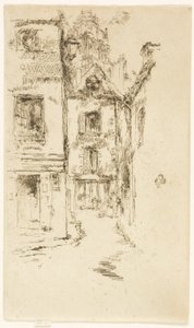 Katedralin Altında, Blois by James Abbott McNeill Whistler