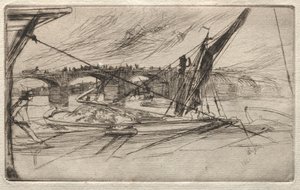 Vauxhall Köprüsü by James McNeill Whistler