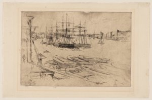 Wapping - Havuz by James Abbott McNeill Whistler