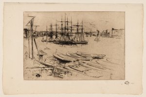 Wapping - Havuz by James Abbott McNeill Whistler