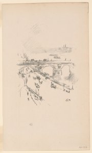 Waterloo Köprüsü by James Abbott McNeill Whistler