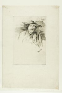 şapkalı ıslık by James Abbott McNeill Whistler