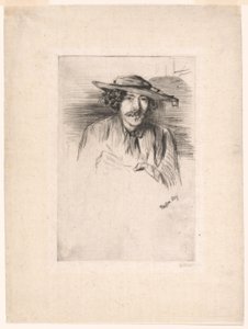 şapkalı ıslık by James Abbott McNeill Whistler