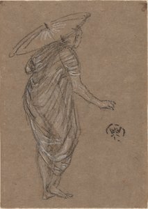 Şemsiyeli kadın by James Abbott McNeill Whistler
