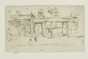 York Caddesi, Westminster by James Abbott McNeill Whistler