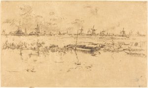 Zaandam by James Abbott McNeill Whistler