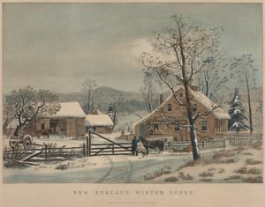 New England Kış Sahnesi, 1861.