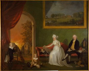 Robert Mynors ve Ailesinin Portresi, 1797.