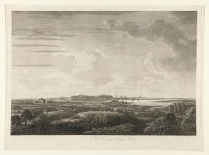 Dorchester yolunda çekilen bir Boston manzarası by James Newton