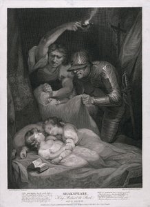 Kral Üçüncü Richard: Perde IV, Sahne III Kule pubında Prenslerin Cinayeti. 1790. by James Northcote