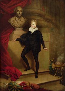 Bir Shakespeare büstünden önce Hamlet olarak Usta Betty, 1804-06 dolayları by James Northcote