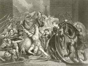 Mayor of London killing Wat Tyler  by James Northcote