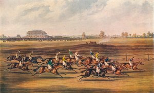 Büyük St. Leger Stakes Yarışı, 1836. Onay - İyi Tarzda Kapalı, 1837. by James Pollard