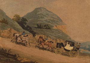 Seçilmiş M.P. Avam Kamarası yolunda (renkli gravür) by James Pollard