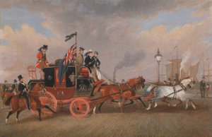 Newcastle upon Tyne'daki Posta Arabalarının Sonuncusu by James Pollard
