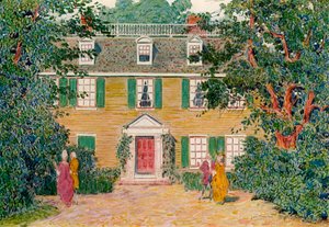 Quincy House, New England, ABD, 18. yüzyıl 1921.